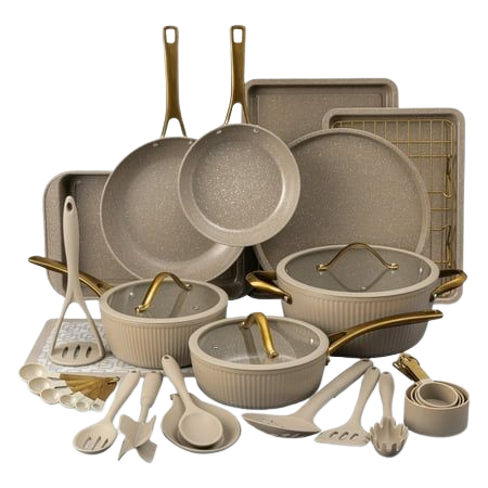 Thyme___Table_32-Piece_Non-Stick_Cookware___Bakeware_Set__Taupe-removebg-preview